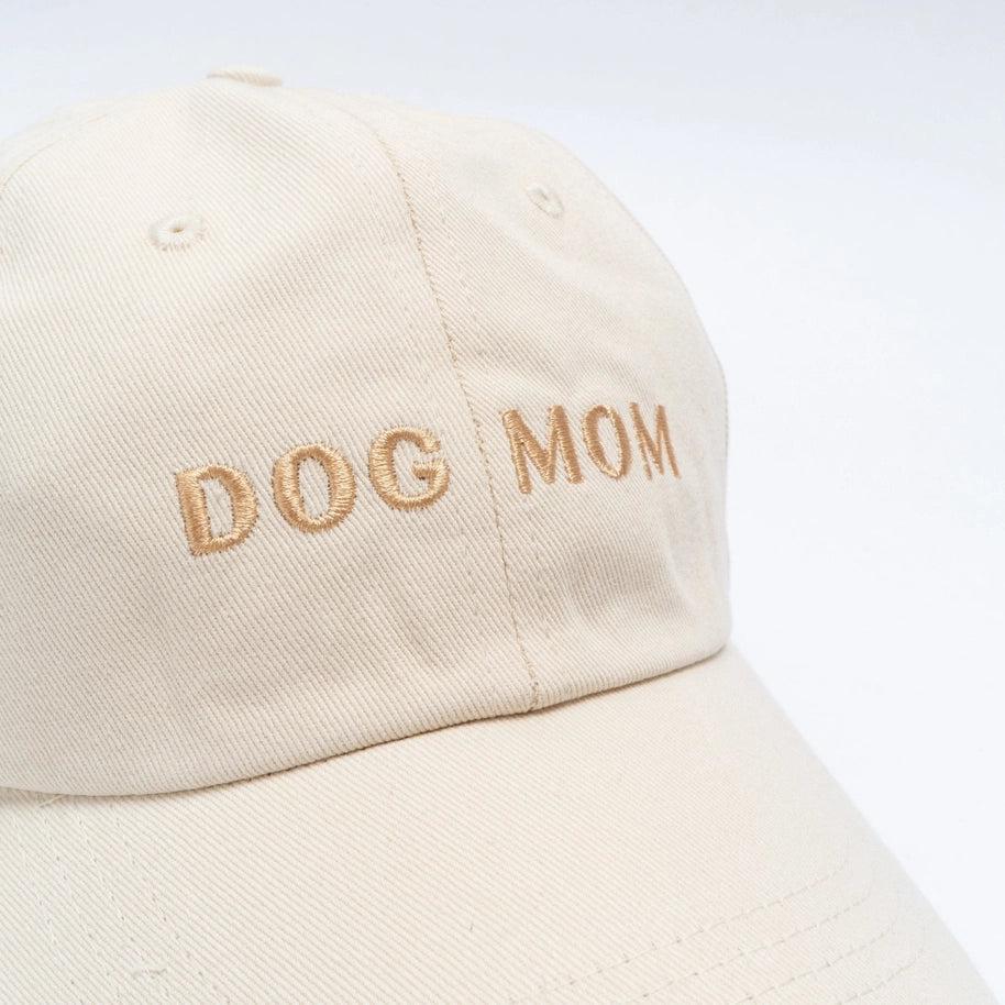casquette DOG MUM Ivory de Lucy & Co