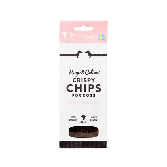 Friandise pour chien - Crispy Chips Foie de bœuf suédois séché - Hugo & Celine