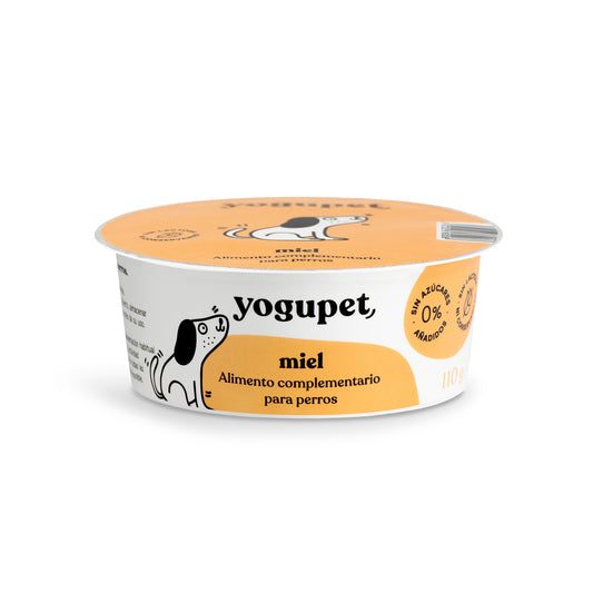 Yaourt sans lactose pour chien au miel 🍯 - 110g