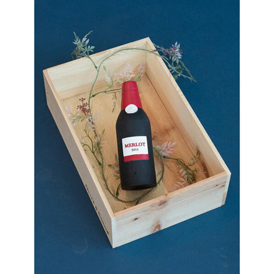 Bouteille de Vin rouge Happy Hour en latex - Temps d'Automne