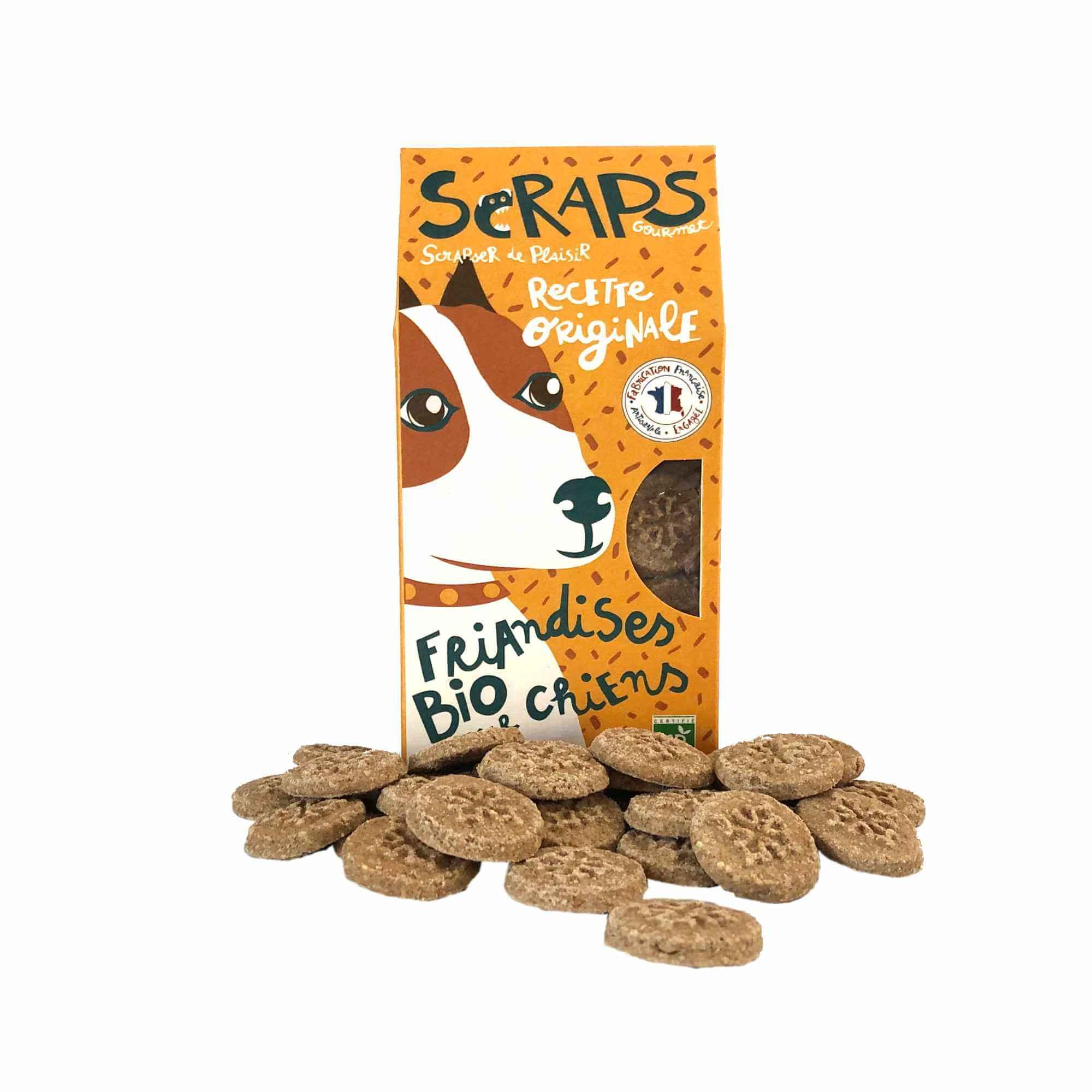 SCRAPS Gourmet - Biscuits Naturels et Bio Made in France pour Chiens - DOG DéliCAT