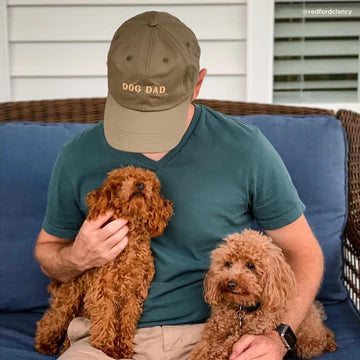 Image de la casquette DOG DAD Olive de Lucy & Co