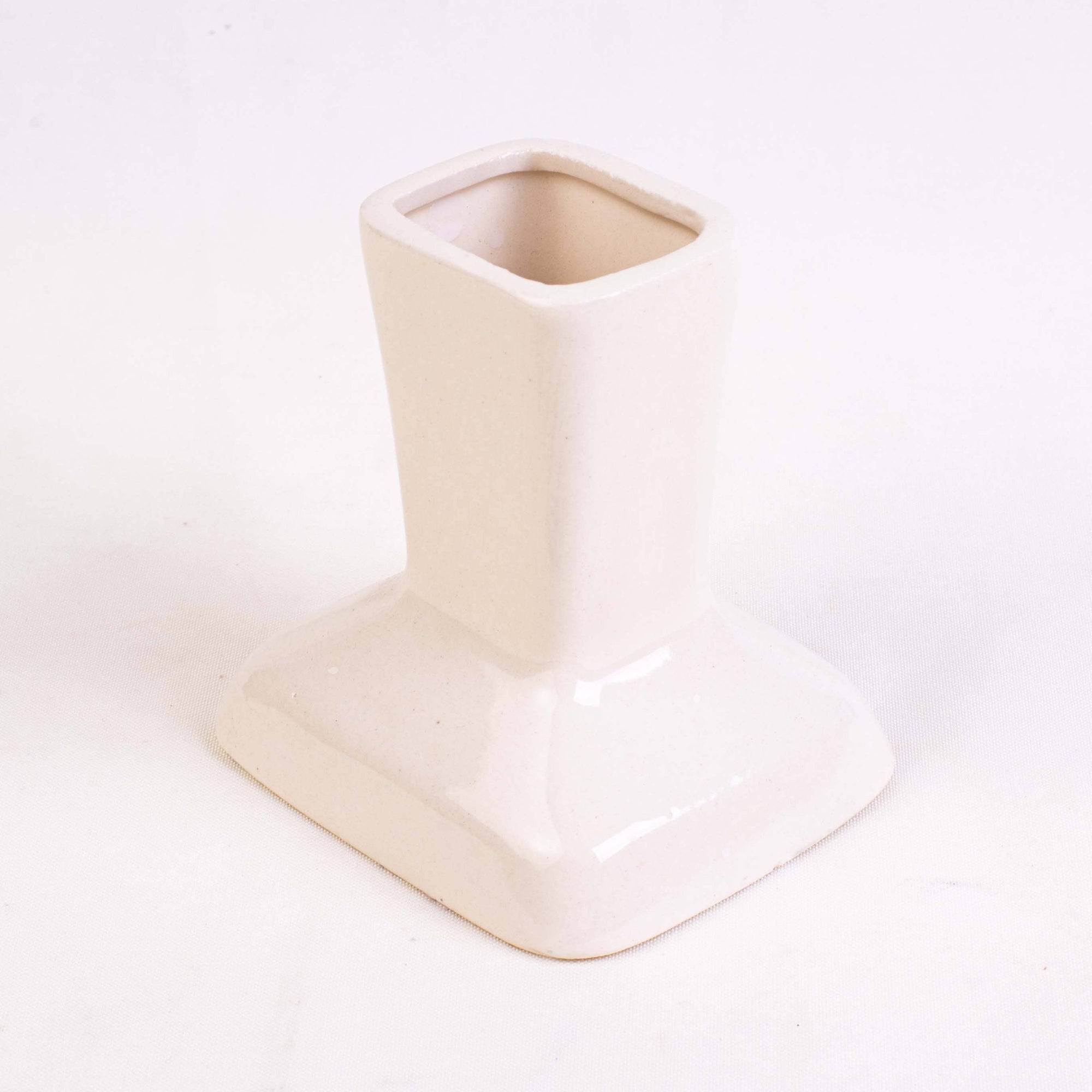 Vase d'Herbe à Chat en Céramique avec Graines et Terre