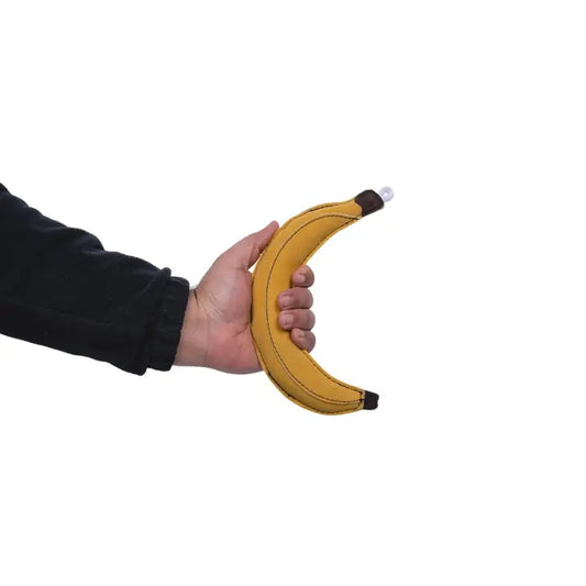 Jouet Banane en cuir végétalien à mâcher