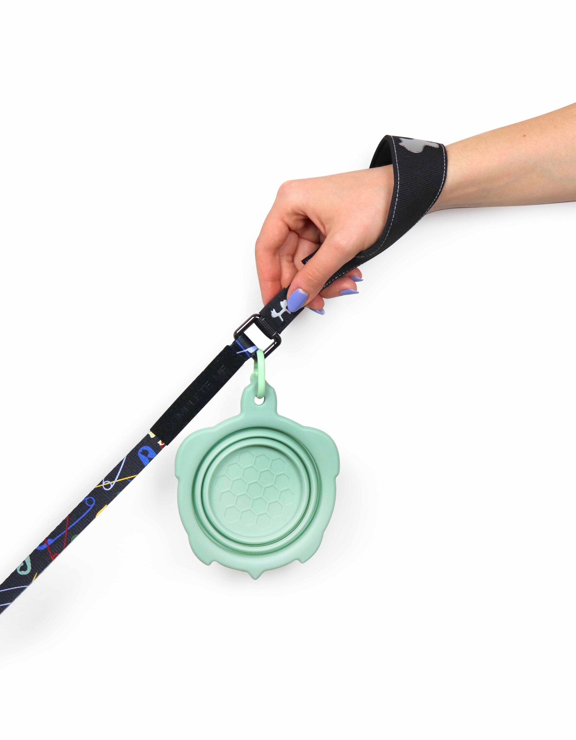 Gamelle pliable pour petit chien avec mousqueton