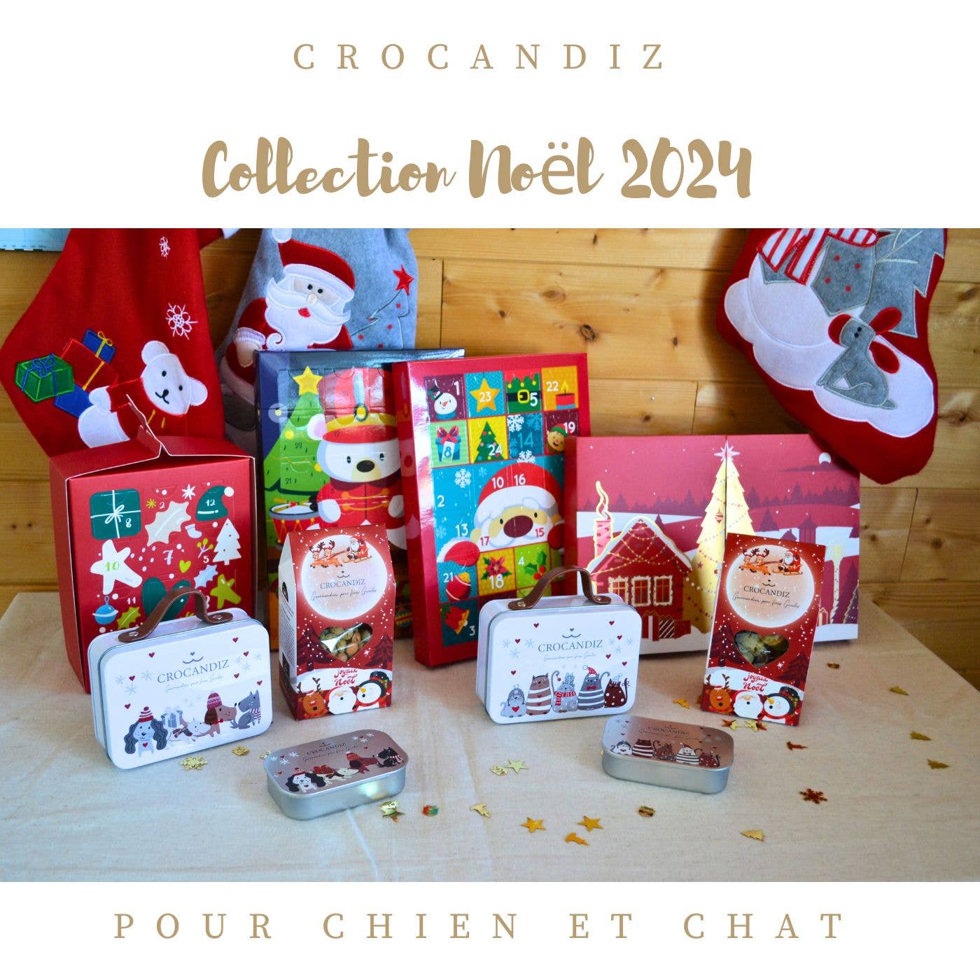 Calendrier de l’Avent pour Chats Crocandiz – 60 g de friandises naturelles !