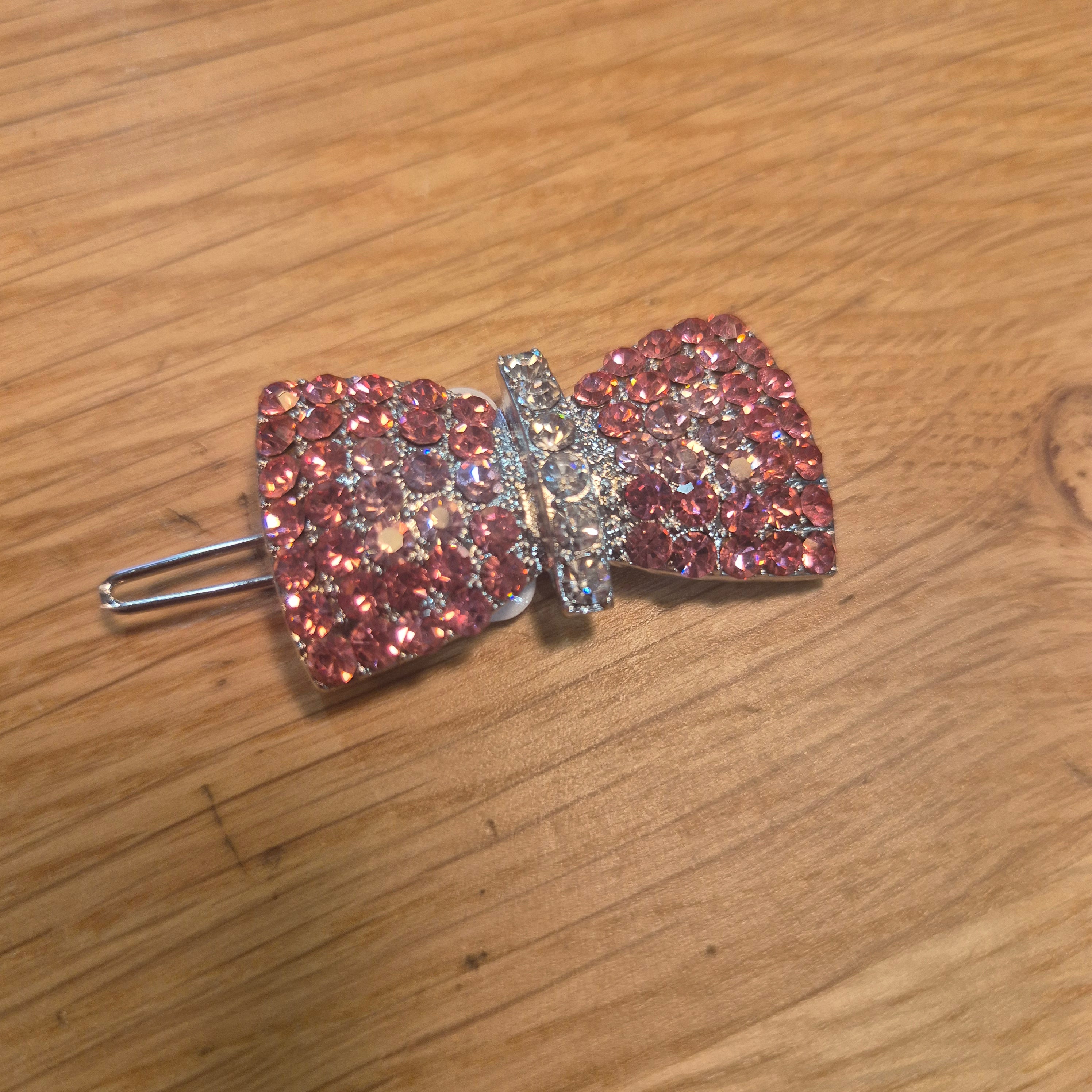 Barrette chien papillon strass seconde main dépôt vente