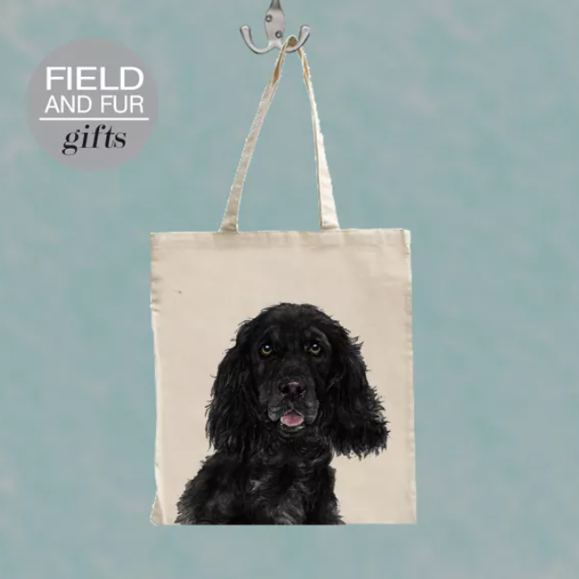 Tote Bag Aquarelle Chien