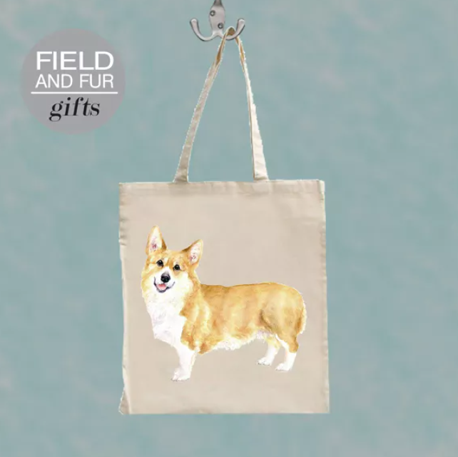 Tote Bag Aquarelle Chien