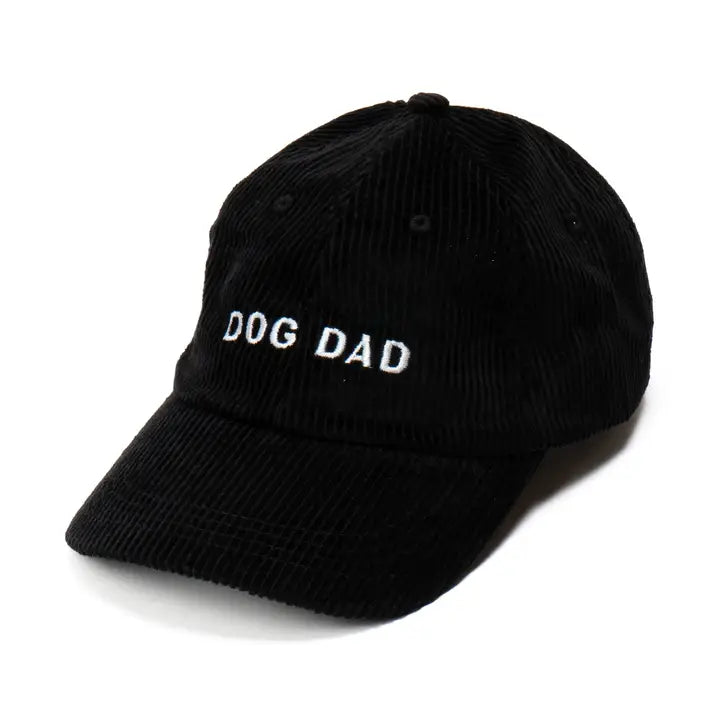 Casquette DOG DAD velours noir – look masculin affirmé