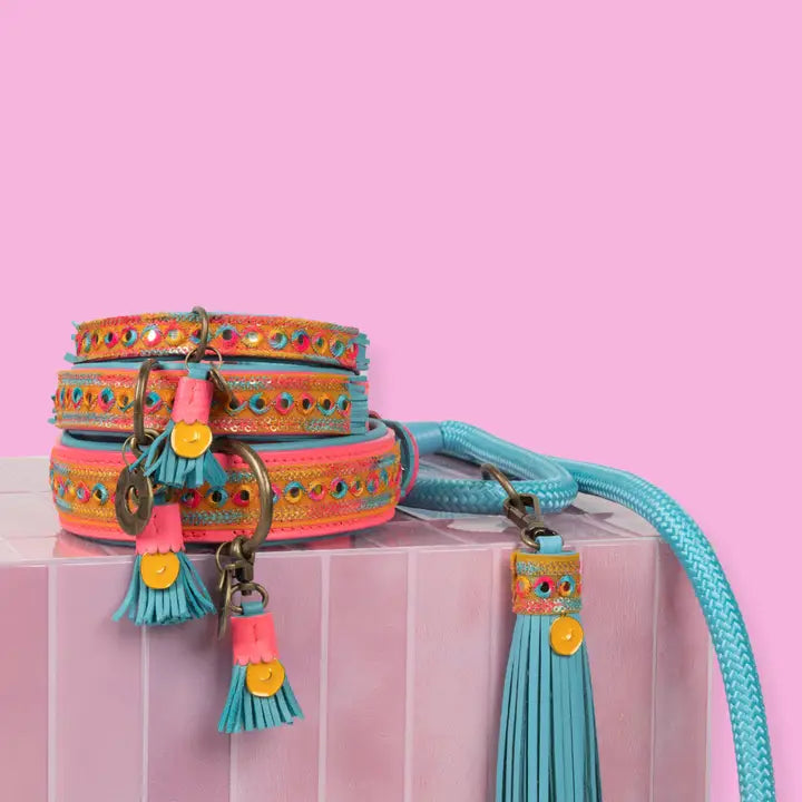 Collier chien DWAM Indian Summer – Bohème, coloré & scintillant