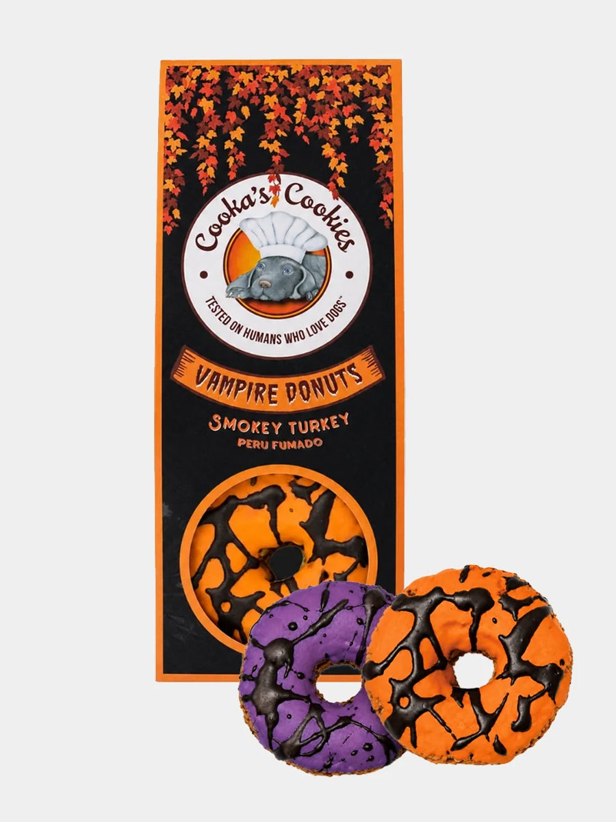 Biscuits Halloween pour chien Vampire Donuts – Cooka's Cookies – DOG DéliCAT