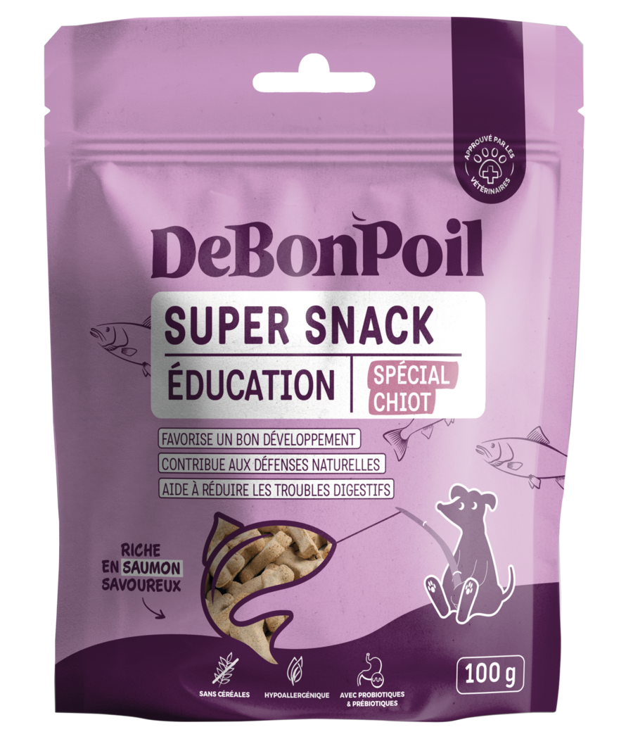 Friandises éducation chiot au saumon Super Snack DeBonPoil – DeBonPoil – DOG DéliCAT