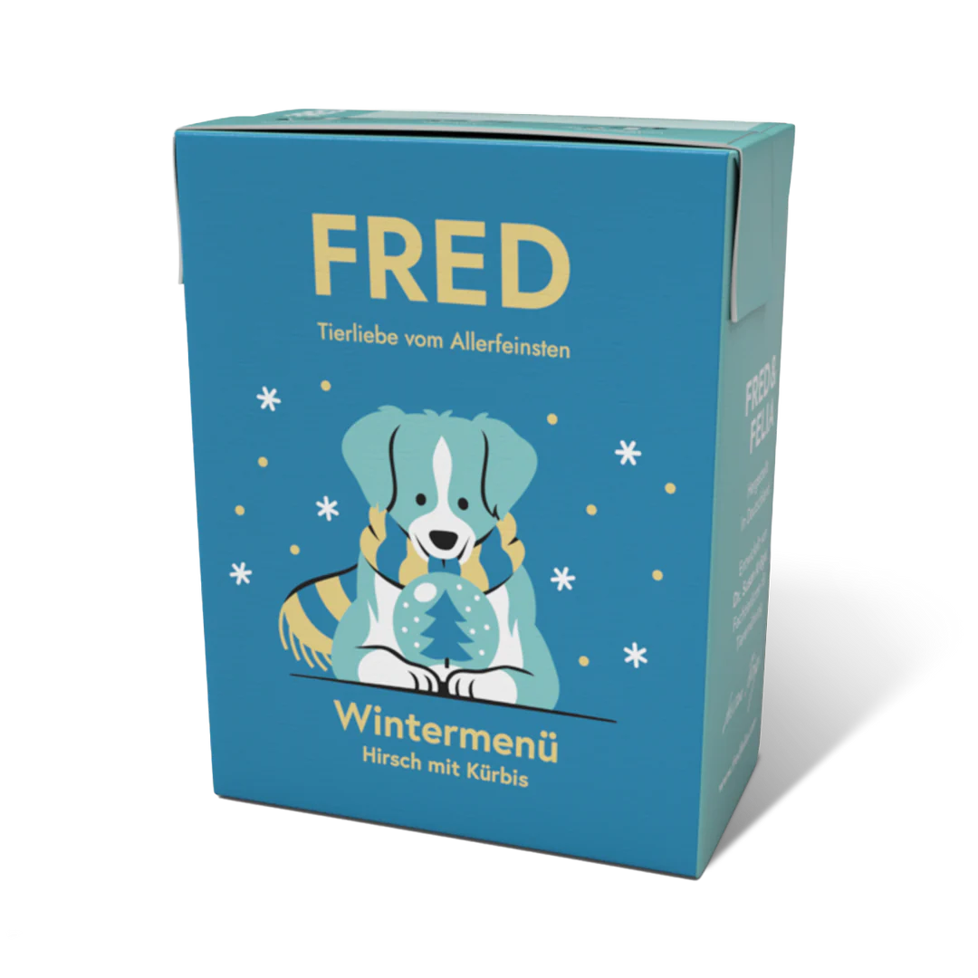 Nourriture humide Fred & Felia – recette hiver chien 390g