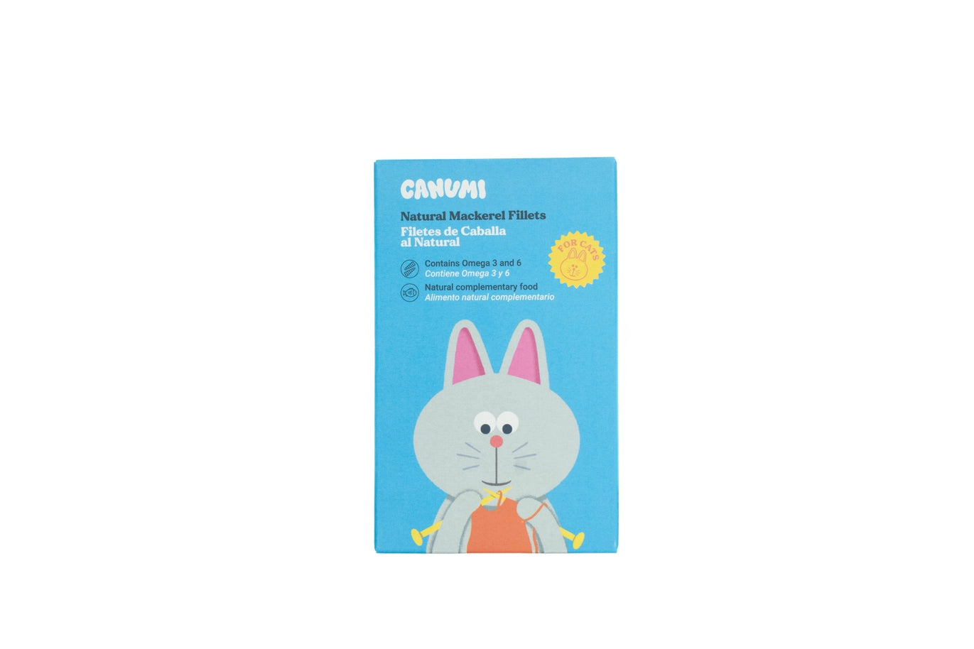Filets de maquereau naturel pour chats - Canumi - Nourriture saine et 100% naturelle