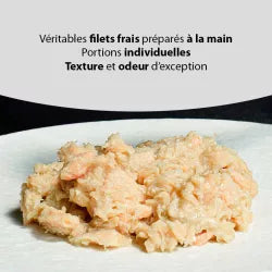 Pâtée chat filet de saumon cru 🐟 – sans céréales & préparée à la main | Atavik