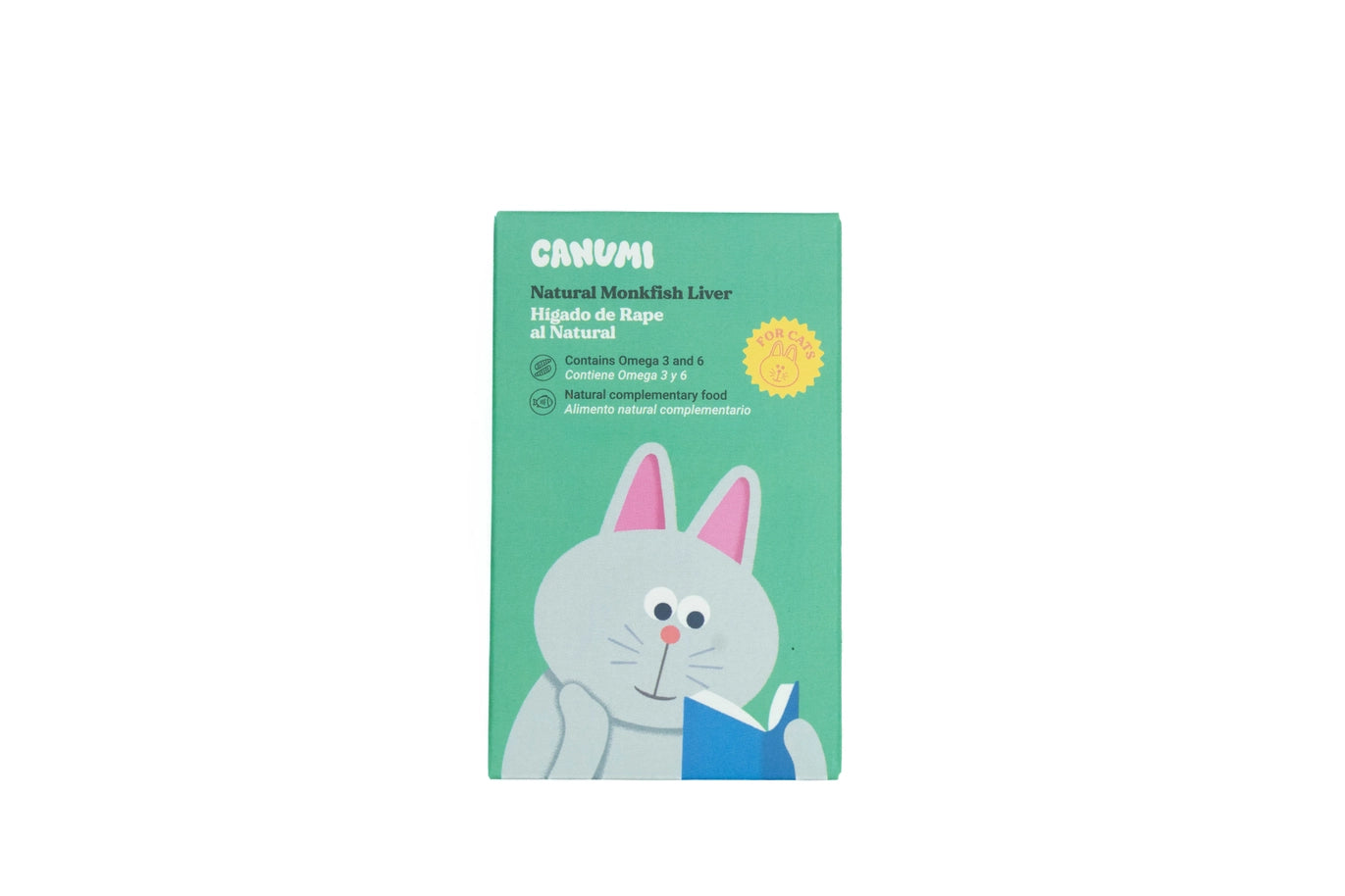 Foie de lotte naturel pour chats - Canumi - Nourriture saine et 100% naturelle