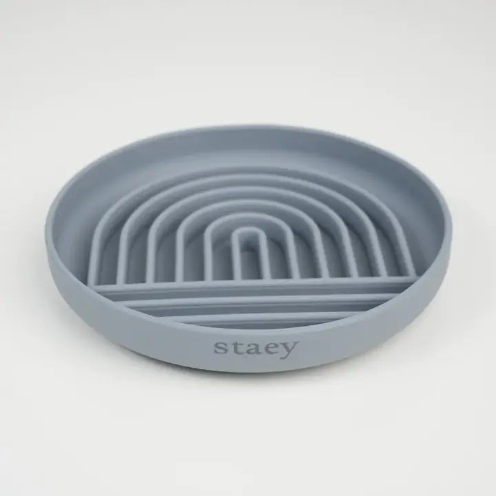 Gamelle anti-glouton pour chien design grise Staey – Staey – DOG DéliCAT
