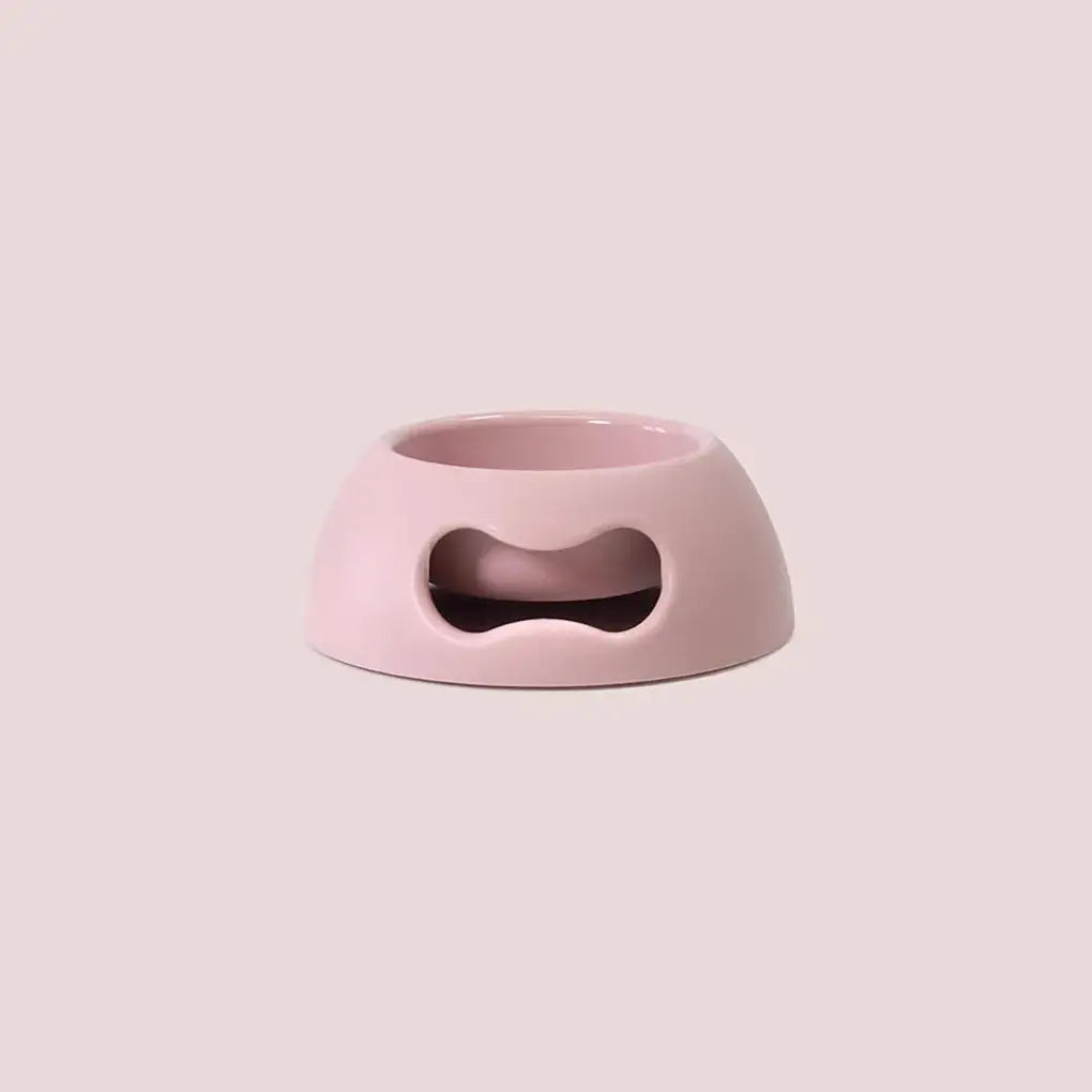 Gamelle pour chien écologique et indestructible en polypropylène – United Pets - Rose - Taille S