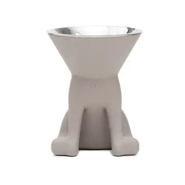 Bol inox amovible sur base conique élégante