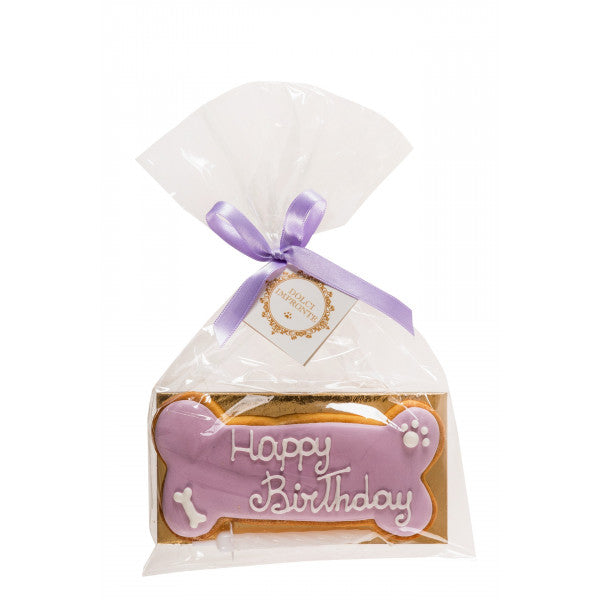 Biscuit Anniversaire pour chien Os  Dolci Impronte® 85g | DOG DELICAT