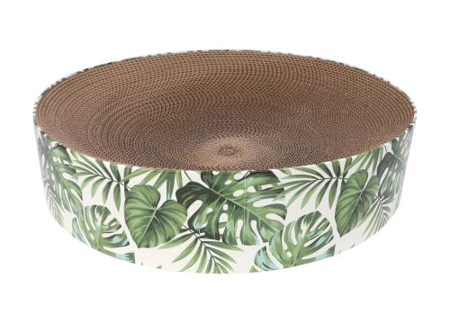 Griffoir Rond 2-en-1 pour Chat - Confort et Amusement - Wouapy chez DOG DELICAT