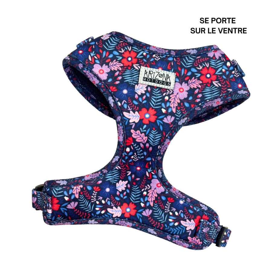 Harnais en H pour chien à motifs - Violala