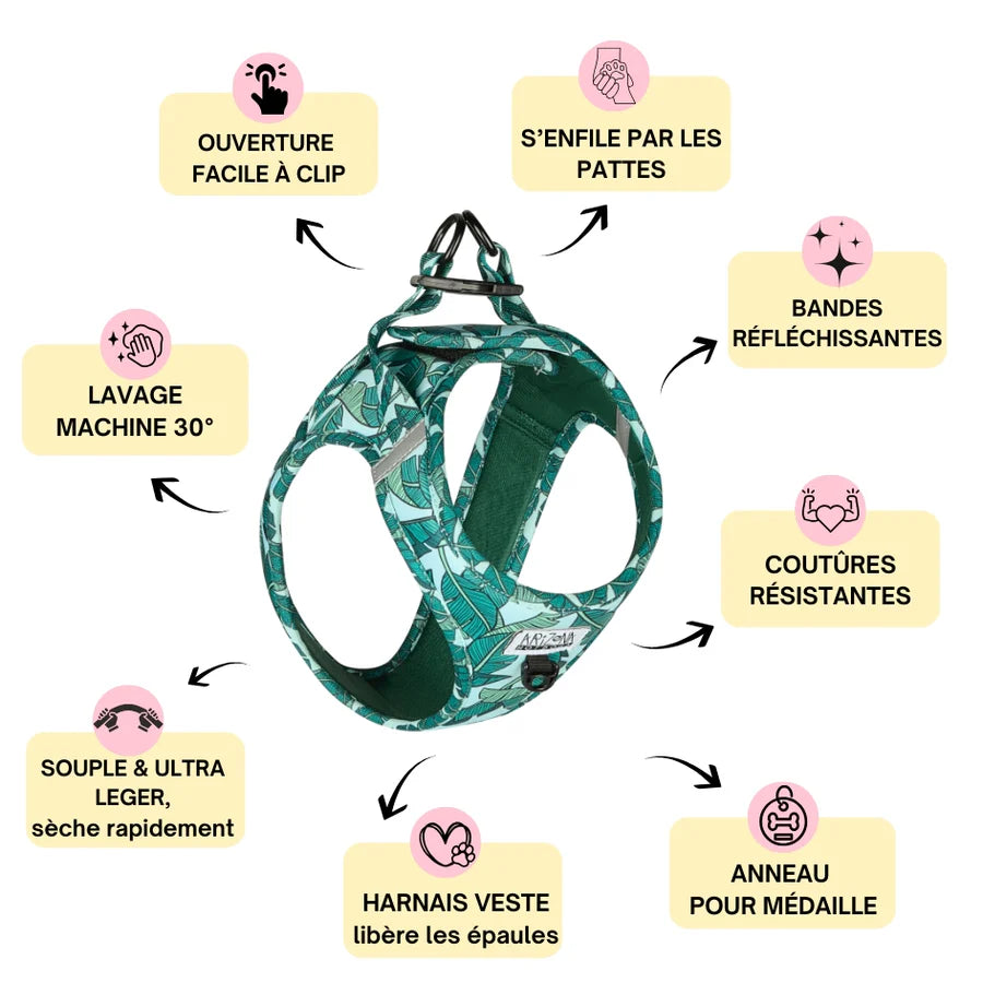 Harnais Step-In Amazonia – Jolie harnais veste