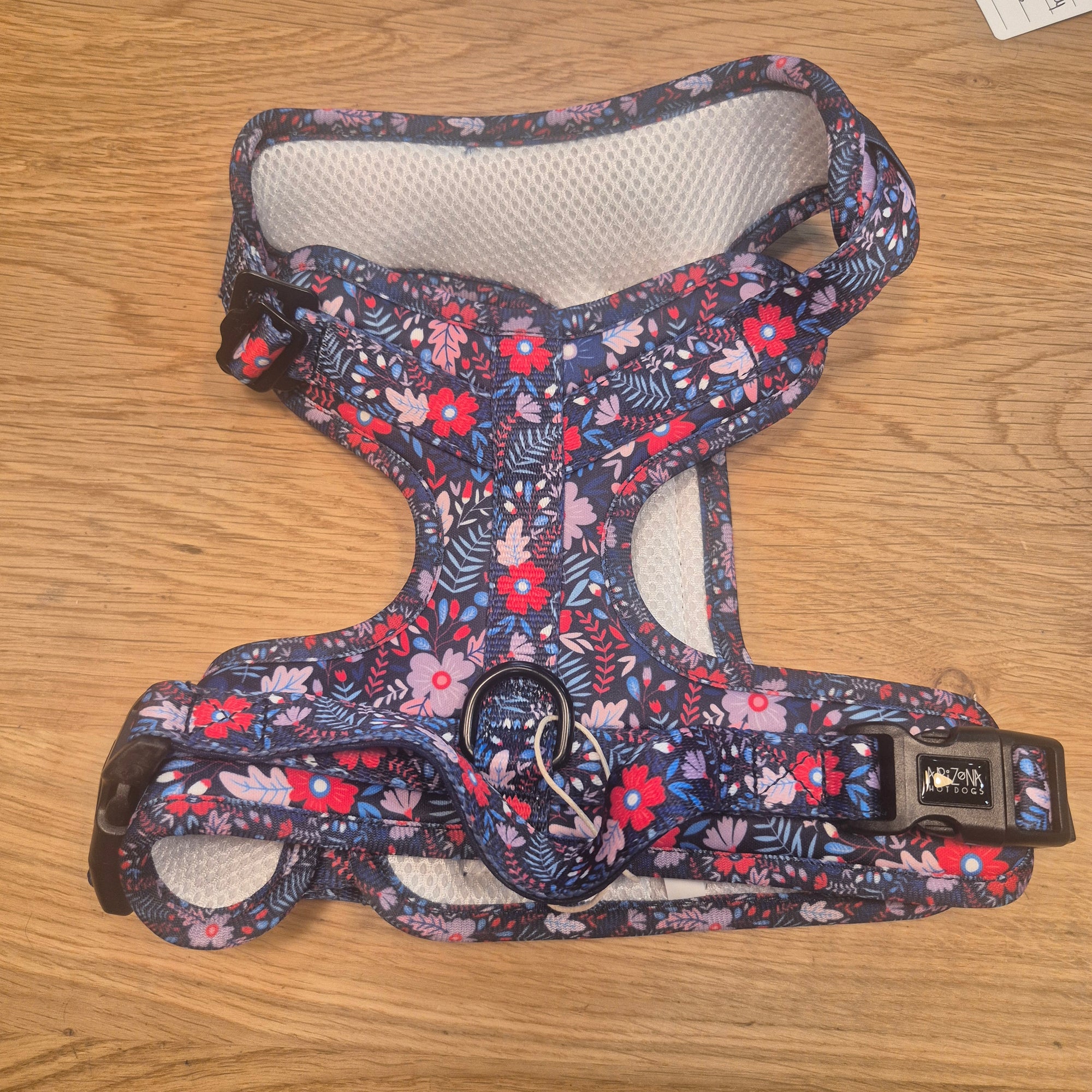 Harnais Comfy Violala chien – anti-traction fleuri