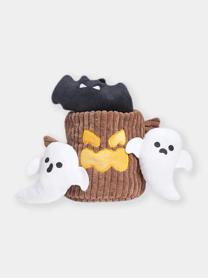 Jouet Halloween chien peluche Arbre Hanté HugSmart