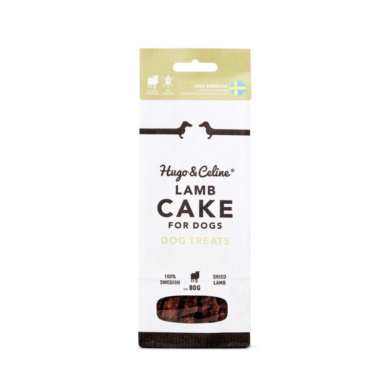 Friandise pour chien - Lamb Cake Gâteau à l'agneau séché - Hugo & Celine
