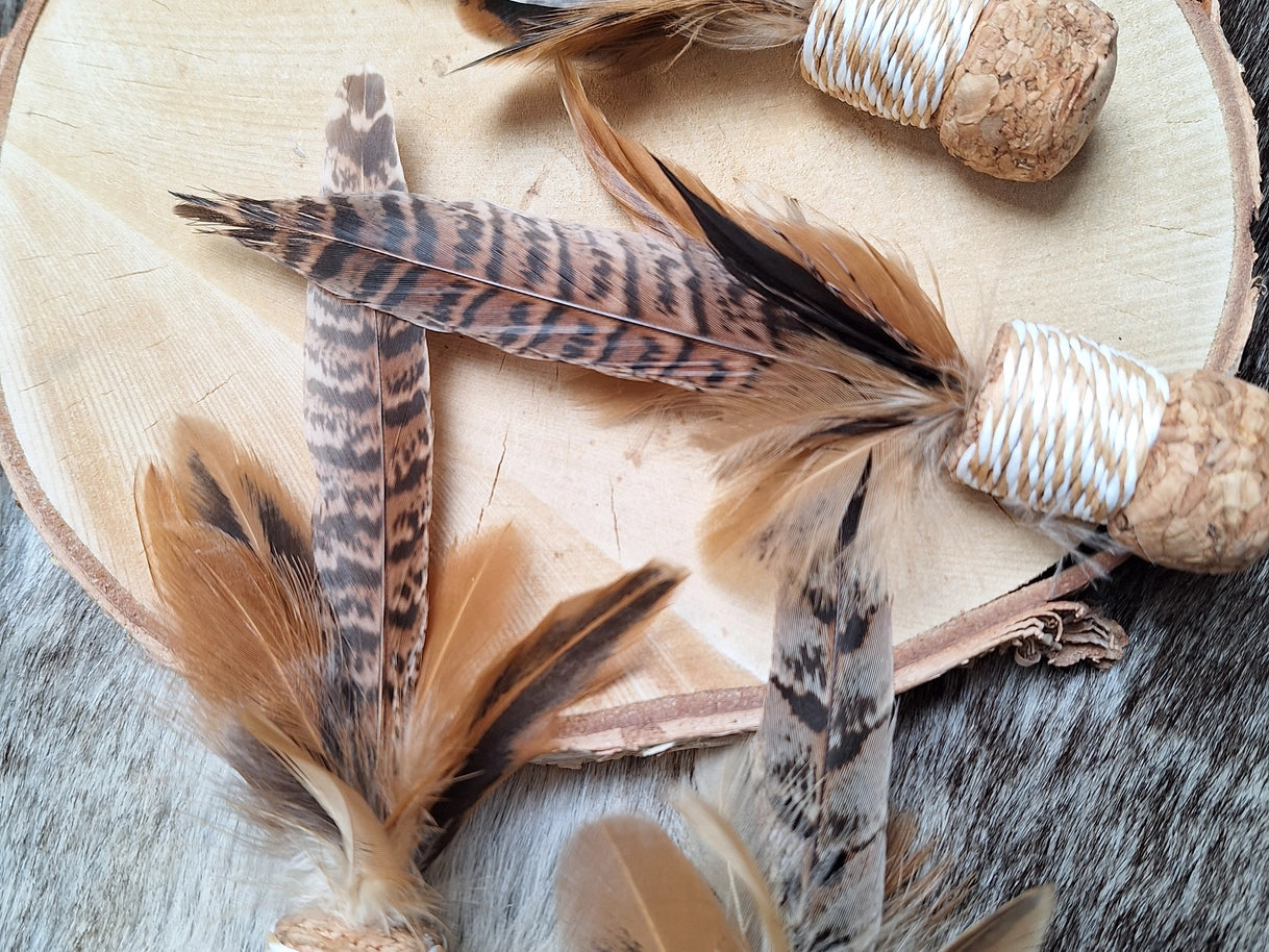 Jeu Chat Bouchon à Plumes Le Corky