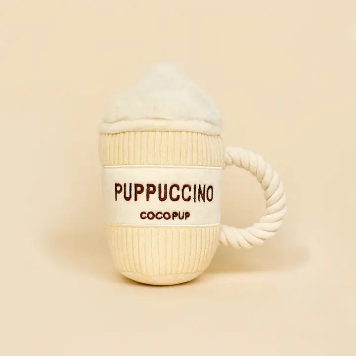 jouet pour chien puppuccino cocopup london peluche mignonne