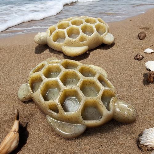 Jouet chien nylon SodaPup tortue garnie mastication