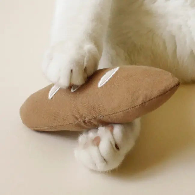 Jouet pour chat Baguette chaude Ecocat en coton avec herbe à chat – DOG DéliCAT