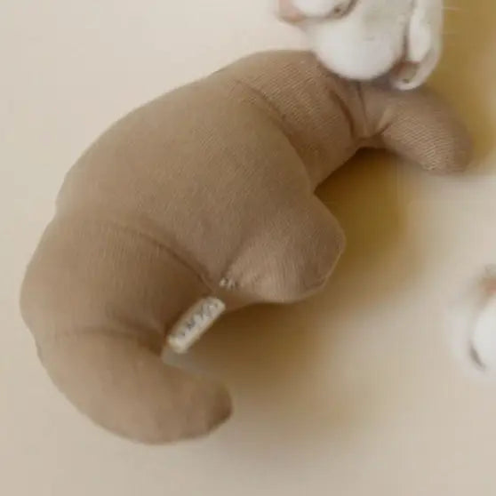 Jouet pour chat Croissant beurré Ecocat en coton avec herbe à chat – DOG DéliCAT