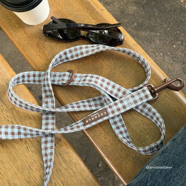 Laisse pour chien à carreaux Chelsea Check CocoPup London – CocoPup London – DOG DéliCAT