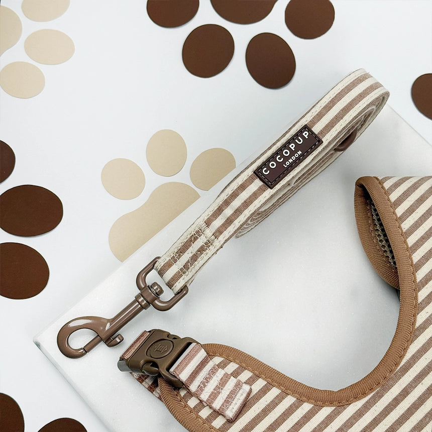 Laisse pour chien rayée London Linen CocoPup London – CocoPup London – DOG DéliCAT