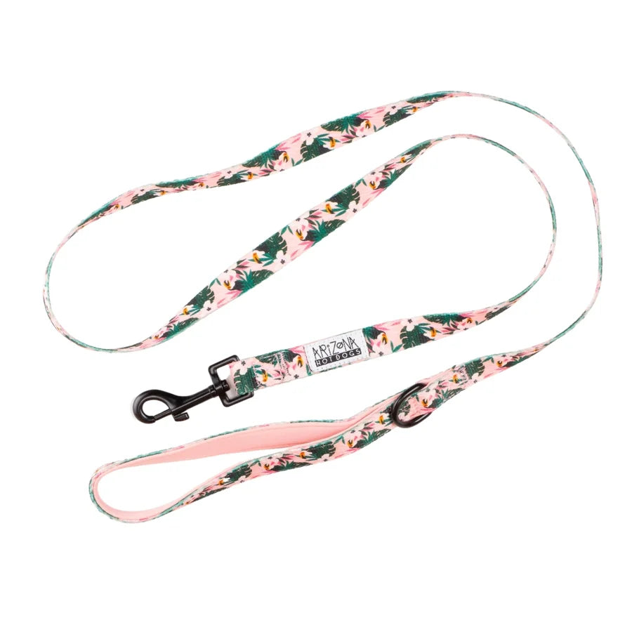 laisse bandoulière pour chien tropicool nylon réglable