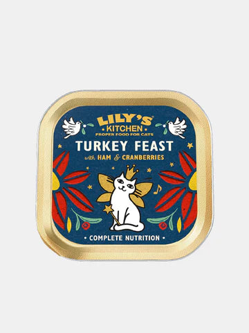 Pâtée de Noël pour Chat - Turkey Feast - Lily's Kitchen - 85g