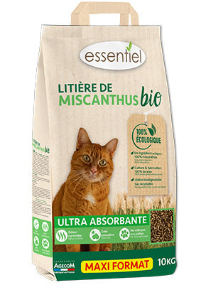 litière écologique pellets miscanthus Bretagne