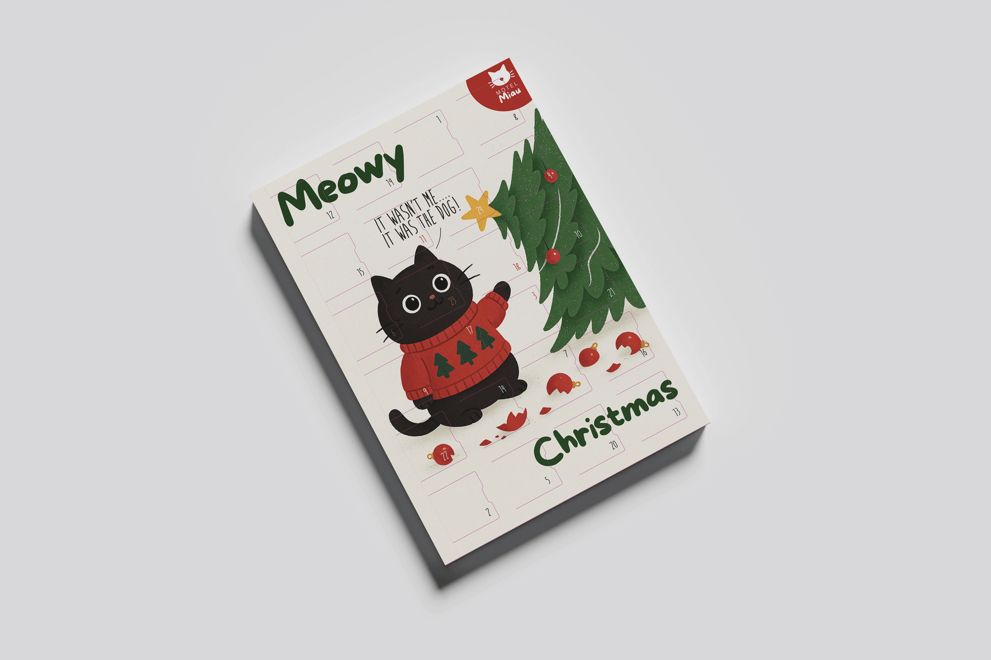 calendrier de l’avent chat 2025 pets best motel miau
