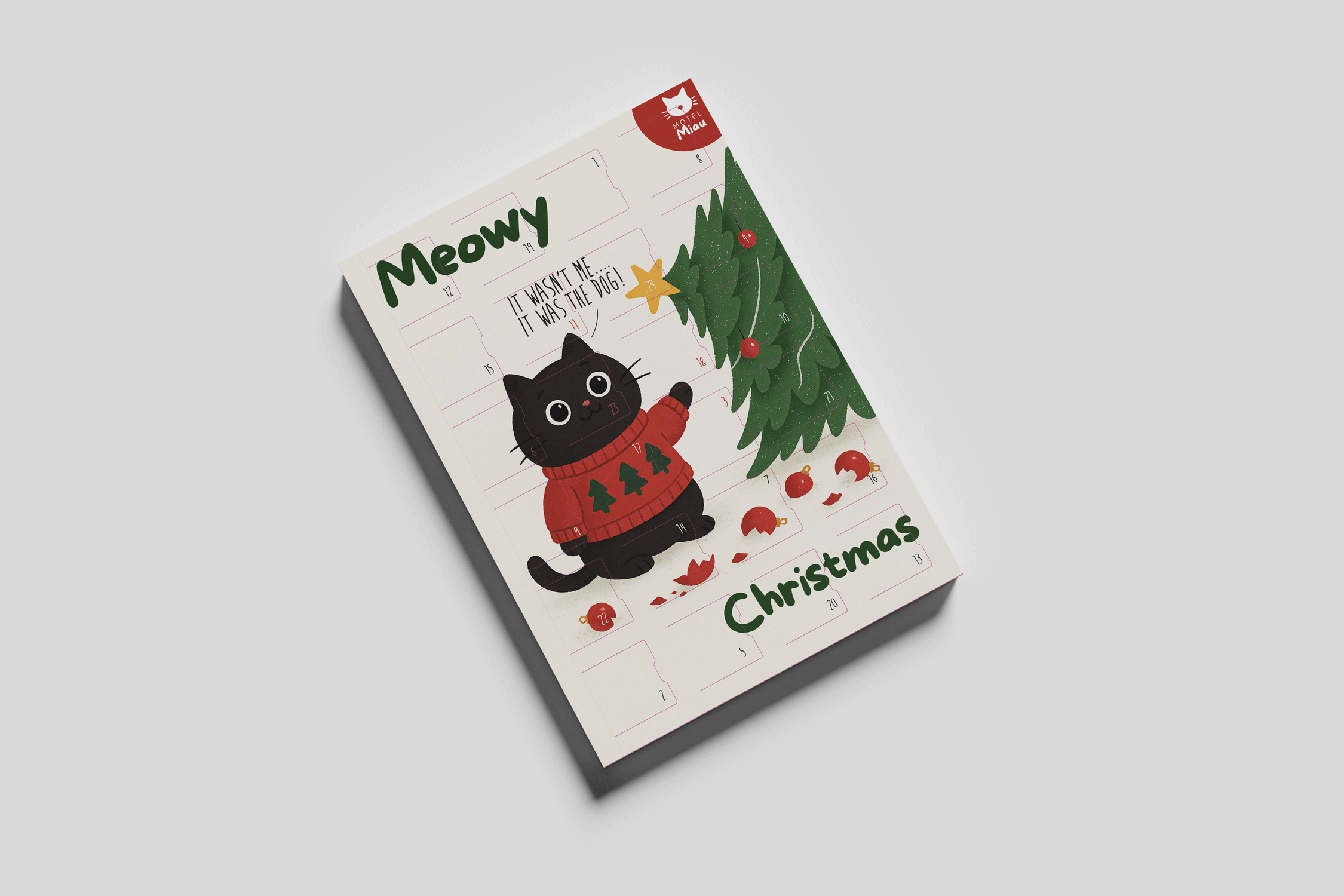 calendrier de l’avent chat 2025 pets best motel miau