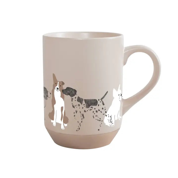 mug céramique motif chien fringe studio