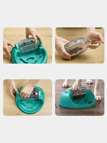Jouet d'intelligence Spin N' Eat pour chien - Niveau 2