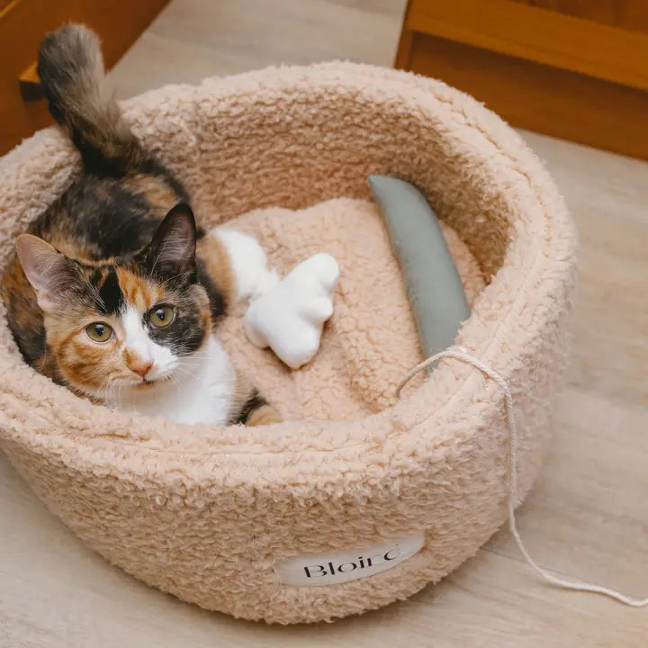 Panier en sherpa ultra doux pour chat Ecocat – DOG DéliCAT