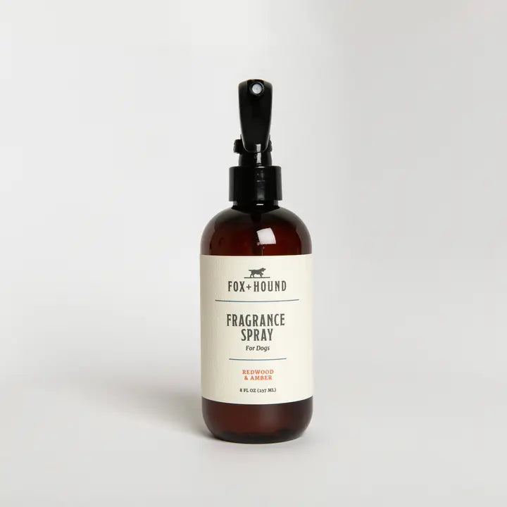 Parfum pour chien Séquoia & Ambre - Élégance naturelle signée Fox & Hound.