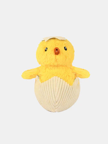  Jouet Peluche pour Chien - Œuf et Poussin de Pâques 🐣