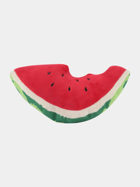 Peluche pour chien en forme de pastèque 🍉 de Pet PLAY – Jouet écologique, durable et ludique avec son garnissage en fibres recyclées PlanetFill®.