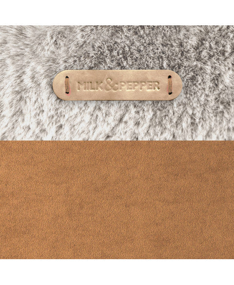 plaid chien fourrure épaisse beige